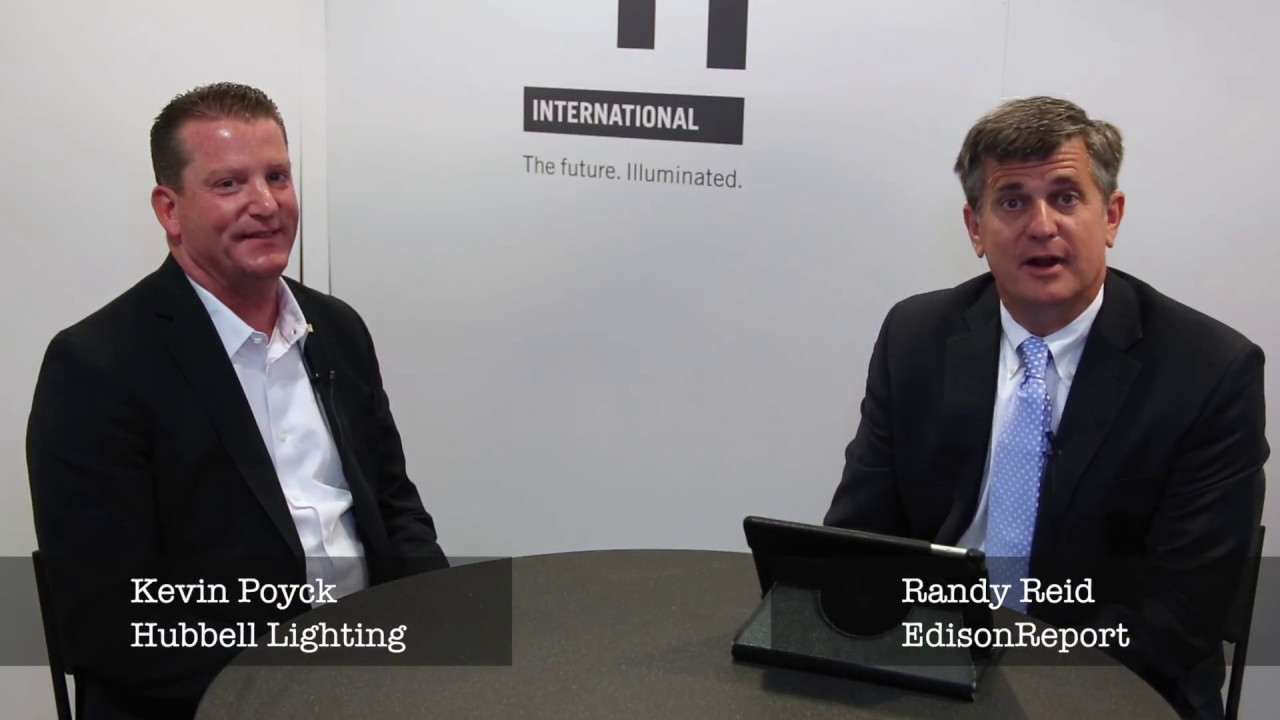 Read more about the article EdisonReport interview at Lightfair with Hubbell Lighting’s Kevin Poyck