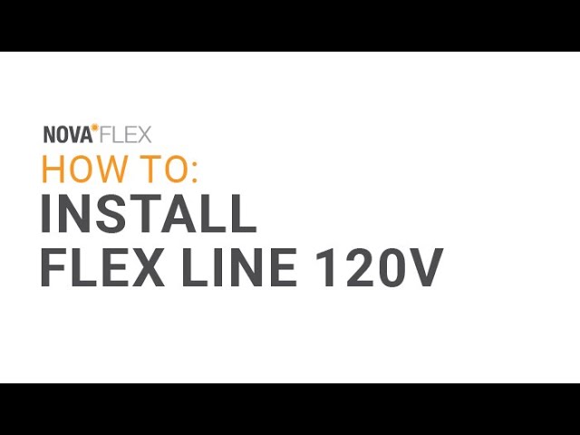 Read more about the article Nova Flex LED: Flex Line 120V Install