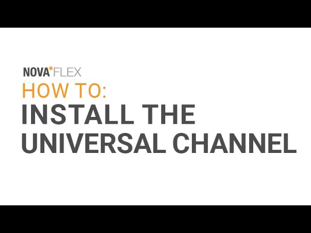 Read more about the article Nova Flex LED: How to Install the universal Channel