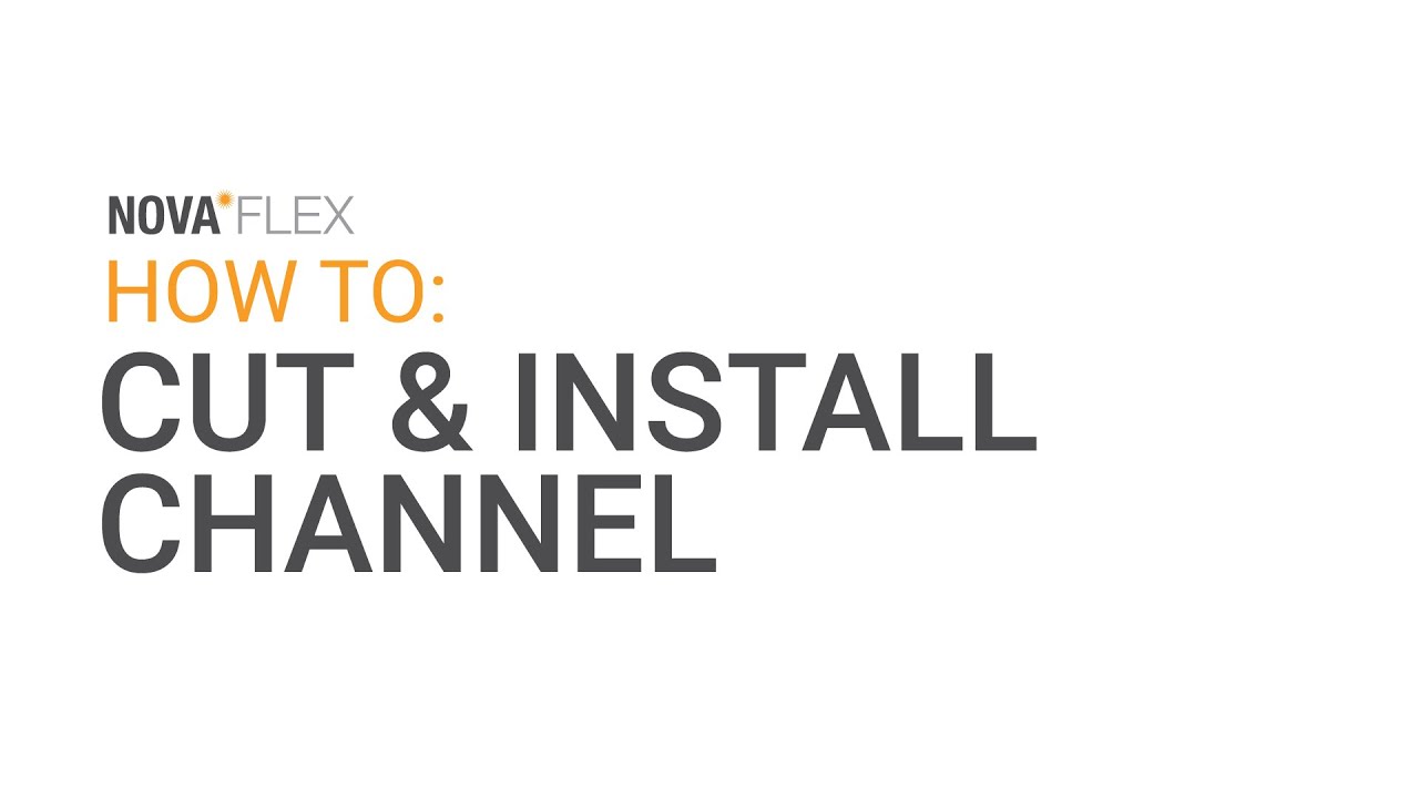 Read more about the article Nova Flex LED: Cutting & Installing Channel | Installation Guide