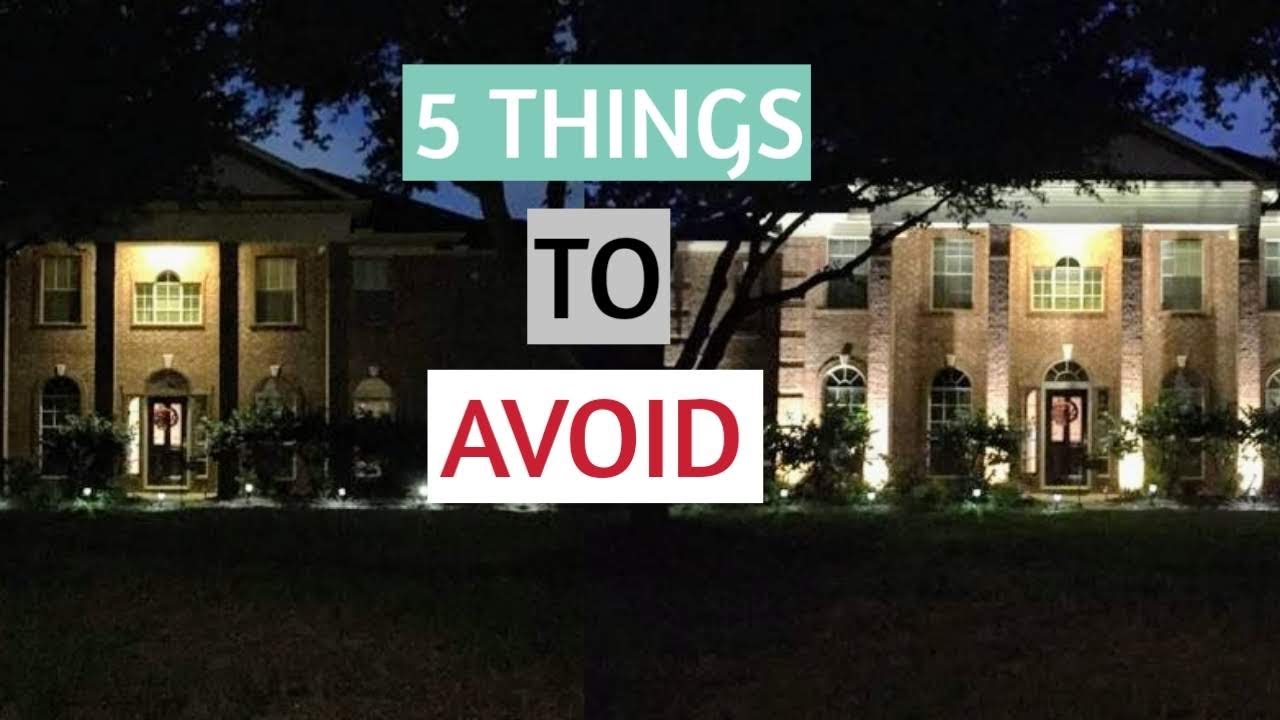 5 Biggest Mistakes People Make with Landscape Lighting