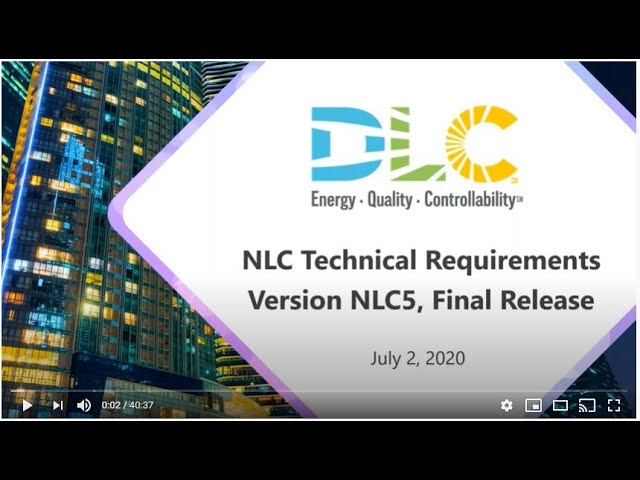 Read more about the article DLC Networked Lighting Controls Technical Requirements Version 5 NLC5  Overview Webinar