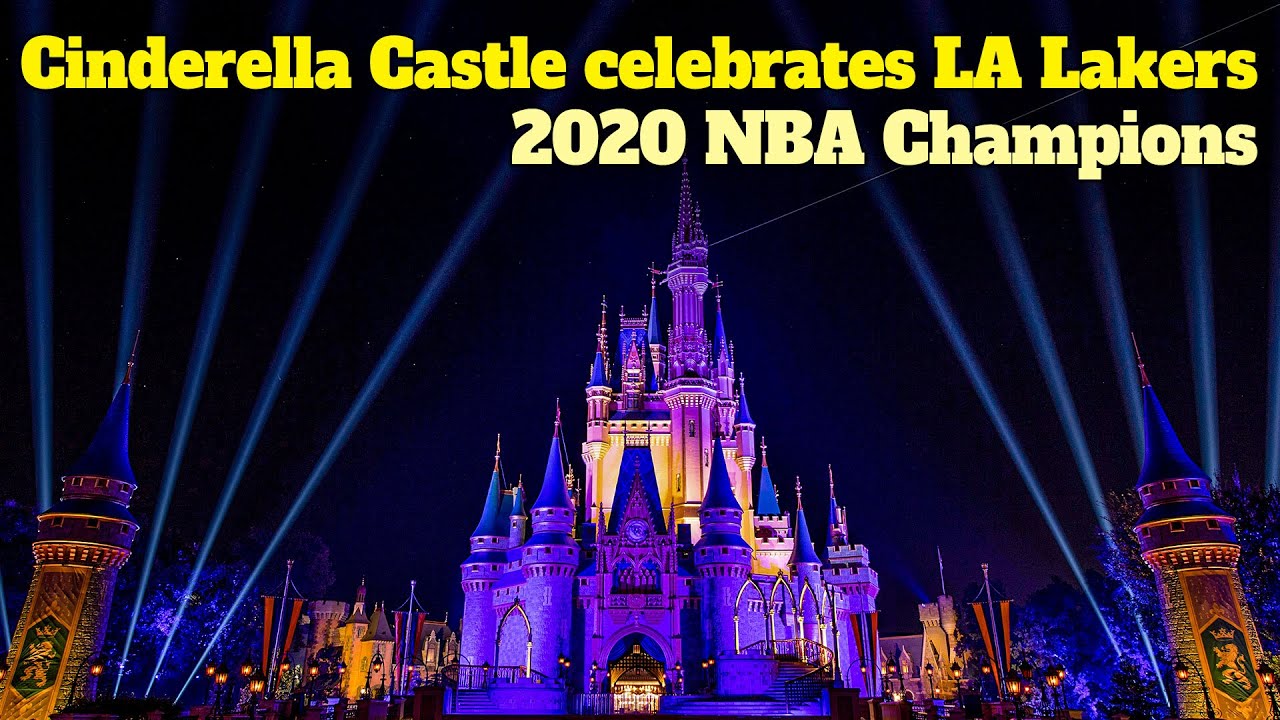 Read more about the article Walt Disney World Lights Cinderella Castle to Celebrate 2020 NBA Champion Los Angeles Lakers