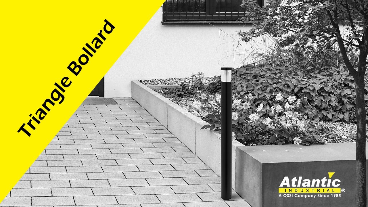Contemporary LED Triangle Bollard from Atlantic Industrial